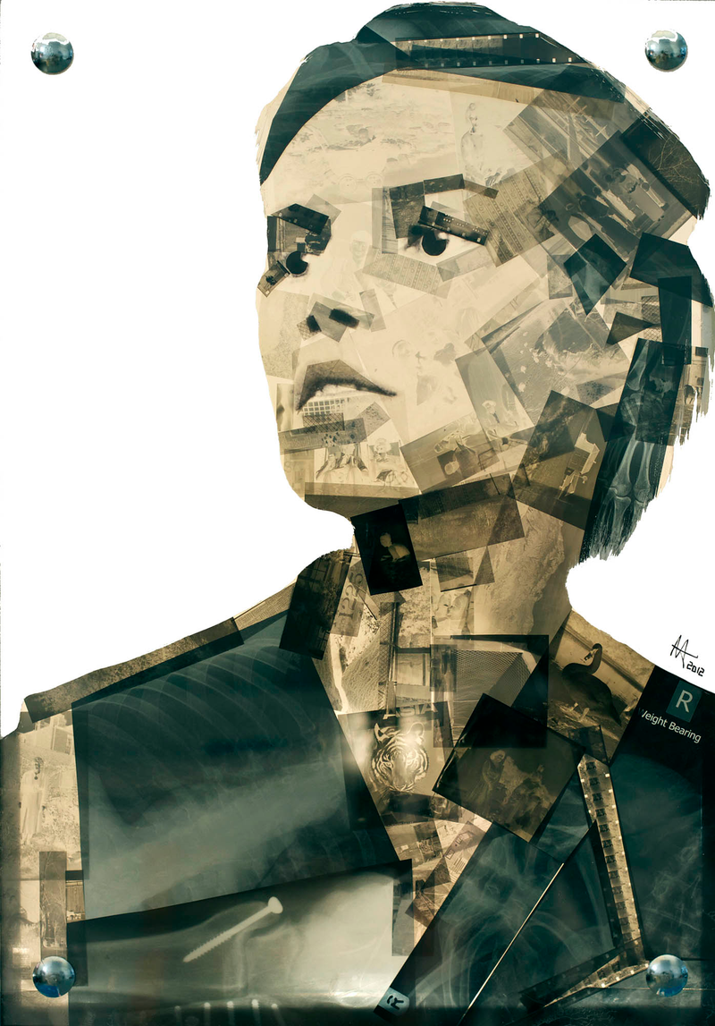 Illustration for article titled Timeless Portraits Created On Obsolete Floppy Disks And Film